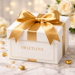 Boite cadeau bonbon personnalisé Sweet love
